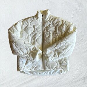 Avalanche Women's White Quilted Puffer Jacket